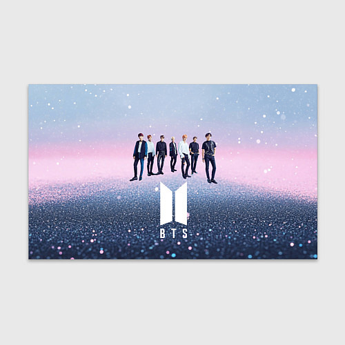 Бумага для упаковки BTS нежный блестящий фон / 3D-принт – фото 1