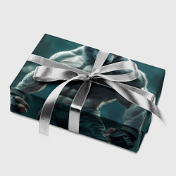 Бумага для упаковки Волк уличный боец, цвет: 3D-принт — фото 2