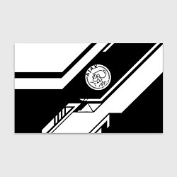 Бумага для упаковки Ajax geometry black, цвет: 3D-принт