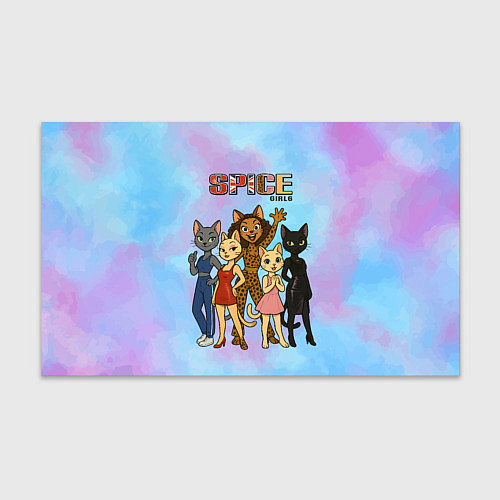 Бумага для упаковки Spice girls кошки из 90х / 3D-принт – фото 1