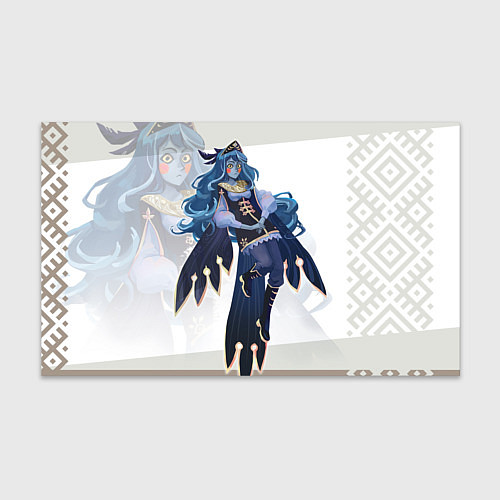 Бумага для упаковки Стиль хохлома: Сирин / 3D-принт – фото 1