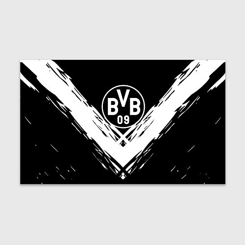 Бумага для упаковки Borussia белые краски линии / 3D-принт – фото 1
