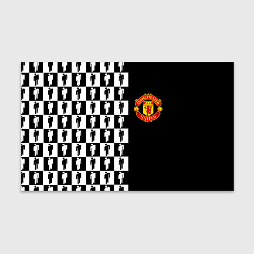 Бумага для упаковки Манчестер Юнайтед текстура люди / 3D-принт – фото 1