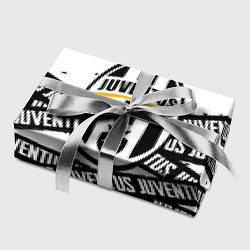Бумага для упаковки Ювентус полосы паттерн лого, цвет: 3D-принт — фото 2