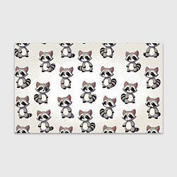 Бумага для упаковки Много енотов, цвет: 3D-принт