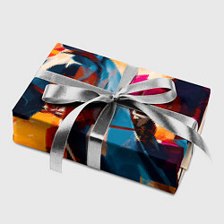 Бумага для упаковки Дед Мороз на коне, цвет: 3D-принт — фото 2