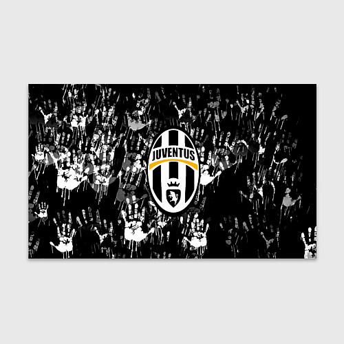 Бумага для упаковки Ювентус текстура руки краски / 3D-принт – фото 1