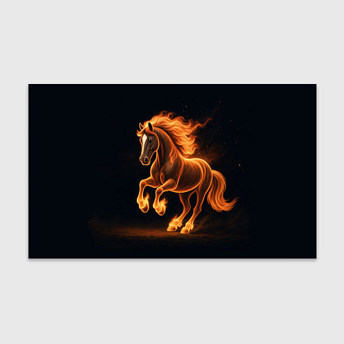 Бумага для упаковки Китайский огненный жеребец / 3D-принт – фото 1