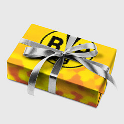 Бумага для упаковки Borussia камуфляж желтый текстура, цвет: 3D-принт — фото 2