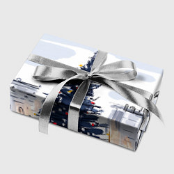 Бумага для упаковки Новый год минимализм, цвет: 3D-принт — фото 2