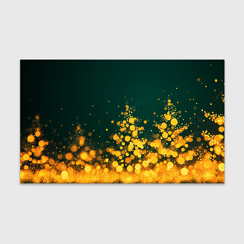 Бумага для упаковки Новогодние елочки из боке / 3D-принт – фото 1