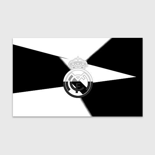 Бумага для упаковки Реал Мадрид геометрия полосы / 3D-принт – фото 1