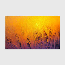 Бумага для упаковки Узоры золотистого инея, цвет: 3D-принт