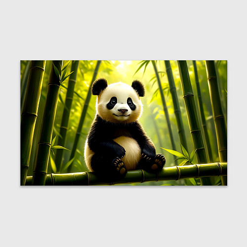 Бумага для упаковки Бамбуковый хранитель / 3D-принт – фото 1