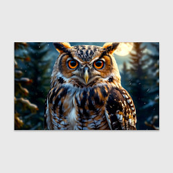 Бумага для упаковки Лунная сова в лесу, цвет: 3D-принт