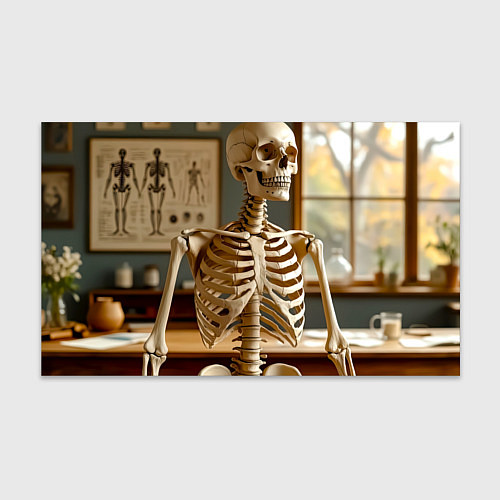 Бумага для упаковки Анатомический скелет / 3D-принт – фото 1