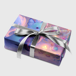 Бумага для упаковки Новогодняя лисичка, цвет: 3D-принт — фото 2