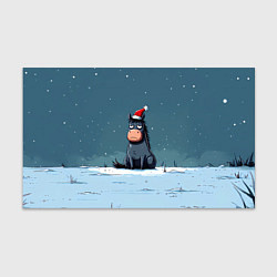 Бумага для упаковки Забавная новогодняя лошадка