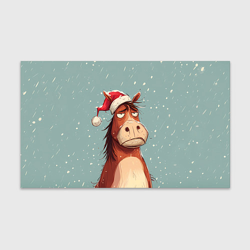 Бумага для упаковки Недовольная лошадка / 3D-принт – фото 1