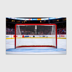Бумага для упаковки Хоккейные ворота на льду, цвет: 3D-принт
