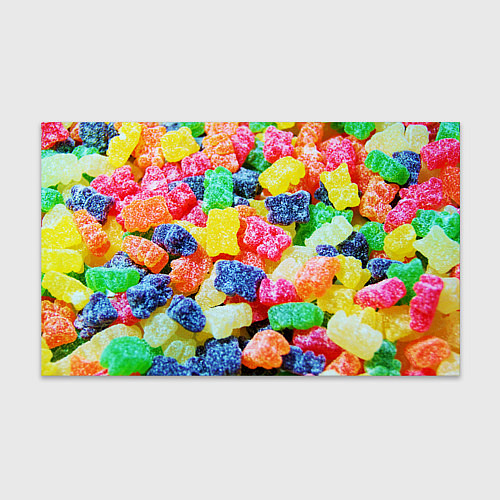 Бумага для упаковки Мармеладные мишки / 3D-принт – фото 1