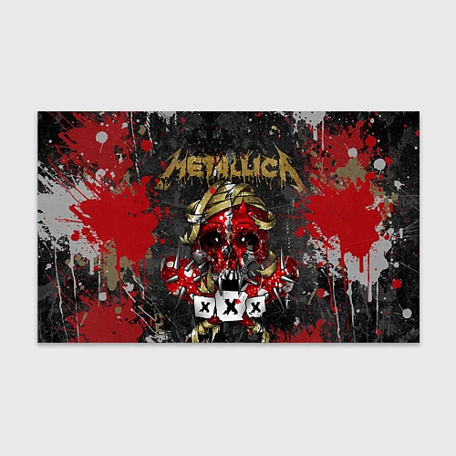 Бумага для упаковки Metallica XXX / 3D-принт – фото 1