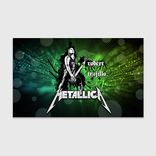 Бумага для упаковки Metallica: Robert Trujillo / 3D-принт – фото 1