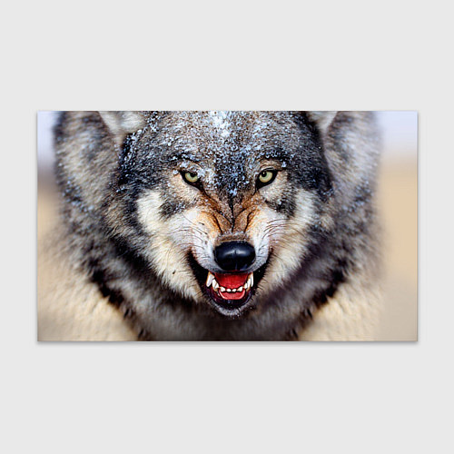 Бумага для упаковки Взгляд волка / 3D-принт – фото 1