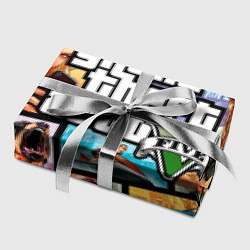 Бумага для упаковки GTA 5: City Stories, цвет: 3D-принт — фото 2