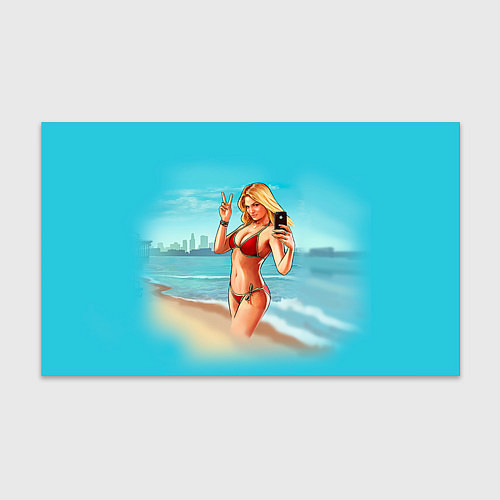 Бумага для упаковки GTA 5: Sea Girl / 3D-принт – фото 1
