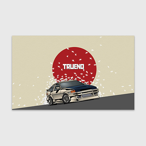 Бумага для упаковки Toyota Trueno ae86 / 3D-принт – фото 1