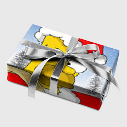 Бумага для упаковки Санта Гомер, цвет: 3D-принт — фото 2