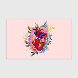 Бумага для упаковки Цветочное сердце, цвет: 3D-принт