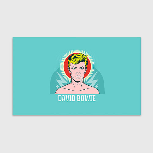 Бумага для упаковки David Bowie: pop-art / 3D-принт – фото 1
