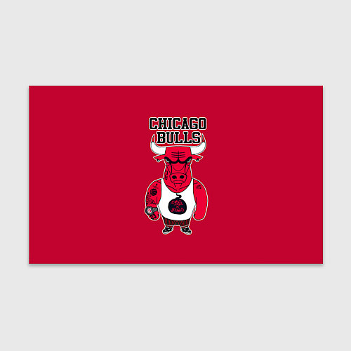 Бумага для упаковки Chicago bulls / 3D-принт – фото 1