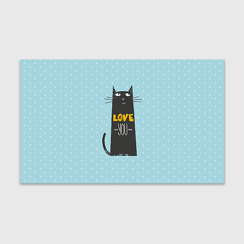 Бумага для упаковки Kitty: Love you / 3D-принт – фото 1