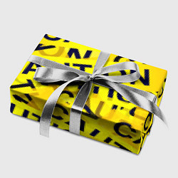 Бумага для упаковки Caution, цвет: 3D-принт — фото 2