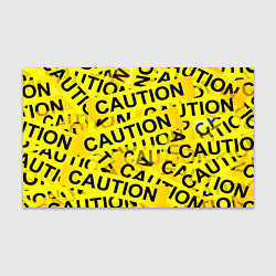 Бумага для упаковки Caution, цвет: 3D-принт
