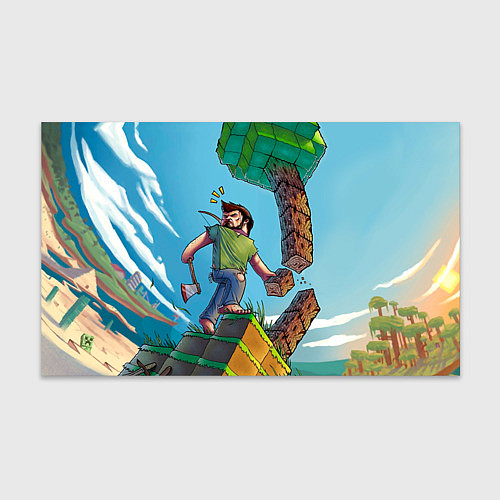 Бумага для упаковки Minecraft Woodcutter / 3D-принт – фото 1