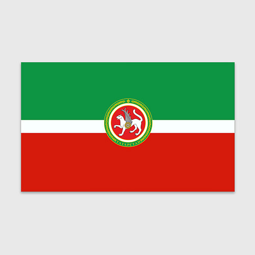 Бумага для упаковки Татарстан: флаг / 3D-принт – фото 1