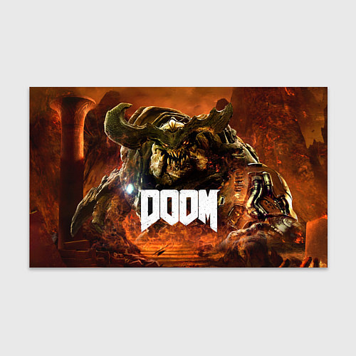Бумага для упаковки DOOM 4: Hell Cyberdemon / 3D-принт – фото 1
