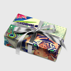 Бумага для упаковки Индийский тигр, цвет: 3D-принт — фото 2