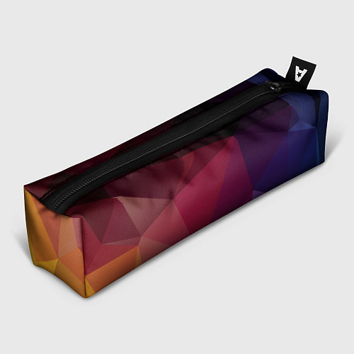 Пенал Полигональный фон / 3D-принт – фото 1