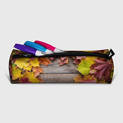 Пенал для ручек Осенний Забор, цвет: 3D-принт — фото 2