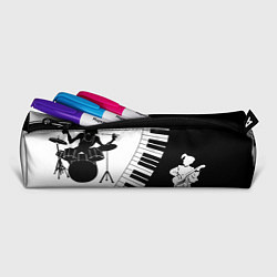 Пенал для ручек Черно Белое пианино, цвет: 3D-принт — фото 2