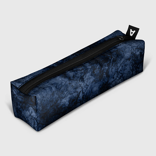 Пенал Темно-синяя текстура камня / 3D-принт – фото 1