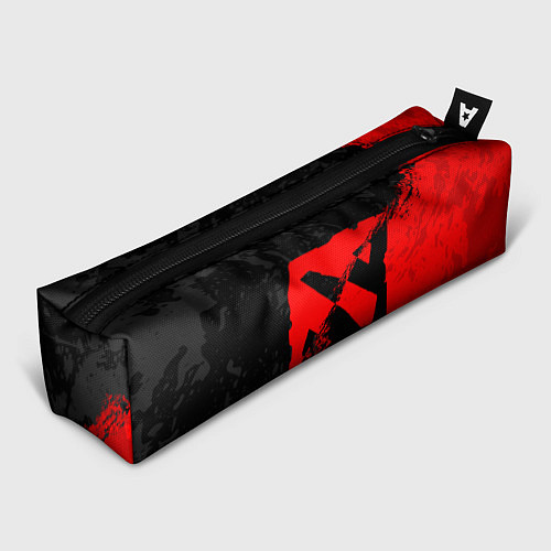 Пенал DOTA 2 RED BLACK LOGO, БРЫЗГИ КРАСОК / 3D-принт – фото 1