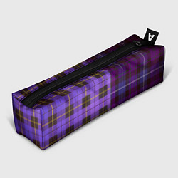Пенал для ручек Purple Checkered, цвет: 3D-принт
