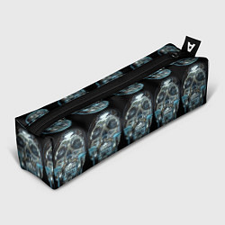 Пенал для ручек Skulls pattern 2028, цвет: 3D-принт