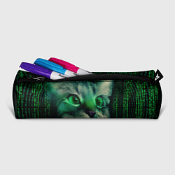 Пенал для ручек Cat in The Digital World, цвет: 3D-принт — фото 2